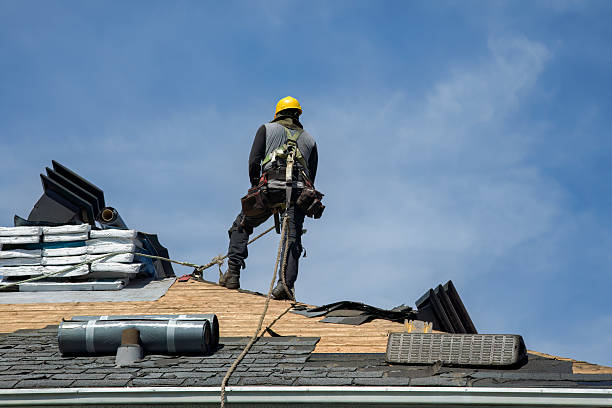 Professional Storm Damage Roof Repair technician working in Syracuse, NY
